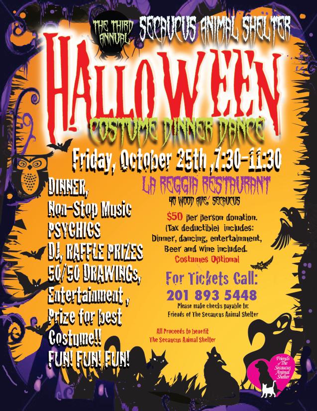 3rd Annual Secaucus Halloween Costume Dinner Dance - To benefit the ...